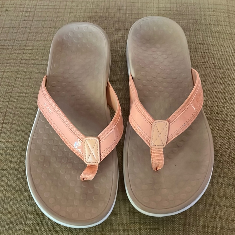 Vionic Tide flip flop apricot sandal peach blush - Picture 2 of 11